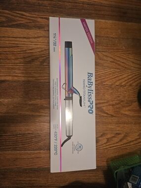 BaBylissPRO Nano Titanium 1¼" Iridescent Curling Iron - Purple/Blue